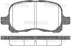 Sada brzdových destiček, kotoučová brzda TRISCAN 8110 13020