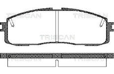 Sada brzdových destiček, kotoučová brzda TRISCAN 8110 13152