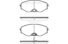 Sada brzdových destiček, kotoučová brzda TRISCAN 8110 14037