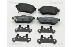 Sada brzdových destiček, kotoučová brzda TRISCAN 8110 14062