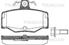 Sada brzdových destiček, kotoučová brzda TRISCAN 8110 14938