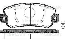 Sada brzdových destiček, kotoučová brzda TRISCAN 8110 15505