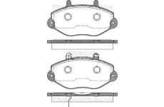 Sada brzdových destiček, kotoučová brzda TRISCAN 8110 16010