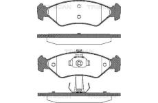 Sada brzdových destiček, kotoučová brzda TRISCAN 8110 16168