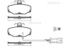 Sada brzdových destiček, kotoučová brzda TRISCAN 8110 16827