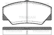 Sada brzdových destiček, kotoučová brzda TRISCAN 8110 16844