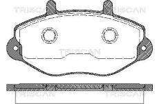 Sada brzdových destiček, kotoučová brzda TRISCAN 8110 16970