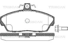 Sada brzdových destiček, kotoučová brzda TRISCAN 8110 17012