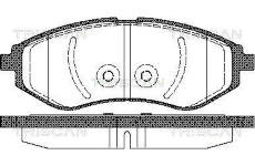 Sada brzdových destiček, kotoučová brzda TRISCAN 8110 21005