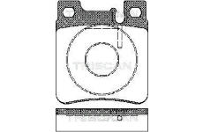 Sada brzdových destiček, kotoučová brzda TRISCAN 8110 23003