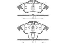 Sada brzdových destiček, kotoučová brzda TRISCAN 8110 23008