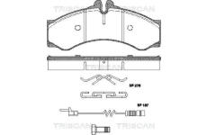 Sada brzdových destiček, kotoučová brzda TRISCAN 8110 23037
