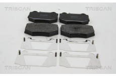 Sada brzdových destiček, kotoučová brzda TRISCAN 8110 23041