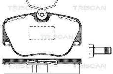 Sada brzdových destiček, kotoučová brzda TRISCAN 8110 23936