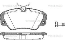 Sada brzdových destiček, kotoučová brzda TRISCAN 8110 24005