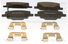 Sada brzdových destiček, kotoučová brzda TRISCAN 8110 24055