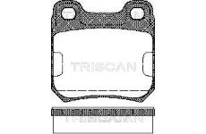 Sada brzdových destiček, kotoučová brzda TRISCAN 8110 24865