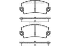 Sada brzdových destiček, kotoučová brzda TRISCAN 8110 25016