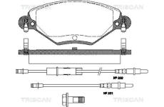 Sada brzdových destiček, kotoučová brzda TRISCAN 8110 28019
