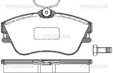 Sada brzdových destiček, kotoučová brzda TRISCAN 8110 29001