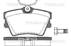 Sada brzdových destiček, kotoučová brzda TRISCAN 8110 29014