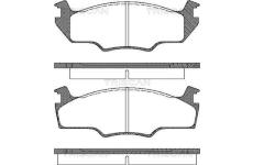 Sada brzdových destiček, kotoučová brzda TRISCAN 8110 29102