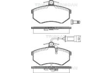 Sada brzdových destiček, kotoučová brzda TRISCAN 8110 29121