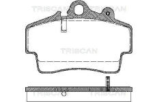 Sada brzdových destiček, kotoučová brzda TRISCAN 8110 29162