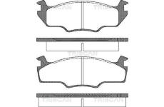 Sada brzdových destiček, kotoučová brzda TRISCAN 8110 29237