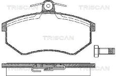 Sada brzdových destiček, kotoučová brzda TRISCAN 8110 29934