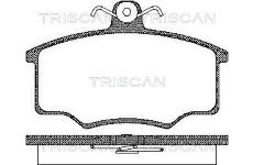 Sada brzdových destiček, kotoučová brzda TRISCAN 8110 29945