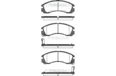 Sada brzdových destiček, kotoučová brzda TRISCAN 8110 42002
