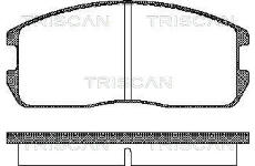 Sada brzdových destiček, kotoučová brzda TRISCAN 8110 42832