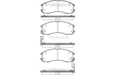 Sada brzdových destiček, kotoučová brzda TRISCAN 8110 50881