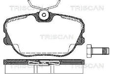 Sada brzdových destiček, kotoučová brzda TRISCAN 8110 65973