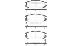 Sada brzdových destiček, kotoučová brzda TRISCAN 8110 68171