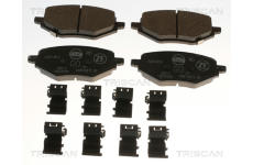 Sada brzdových destiček, kotoučová brzda TRISCAN 8110 82010