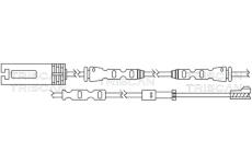 Vystrazny kontakt, opotrebeni oblozeni TRISCAN 8115 11065