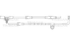 Vystrazny kontakt, opotrebeni oblozeni TRISCAN 8115 17016