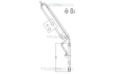 Hydraulická hadice, řízení TRISCAN 8516 11022