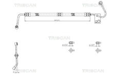 Hydraulická hadice, řízení TRISCAN 8516 11038
