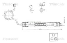 Hydraulická hadice, řízení TRISCAN 8516 29084