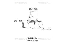 Termostat, chladivo TRISCAN 8620 4180