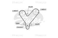 Ozubený řemen TRISCAN 8645 5342XS