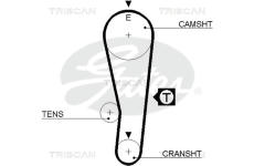 Ozubený řemen TRISCAN 8645 5382XS