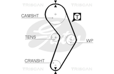Ozubený řemen TRISCAN 8645 5473XS