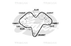 Ozubený řemen TRISCAN 8645 5476XS