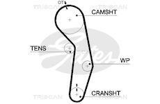 Ozubený řemen TRISCAN 8645 5489XS