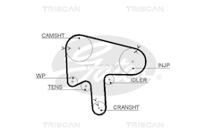Ozubený řemen TRISCAN 8645 5510XS