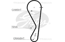Ozubený řemen TRISCAN 8645 5511XS